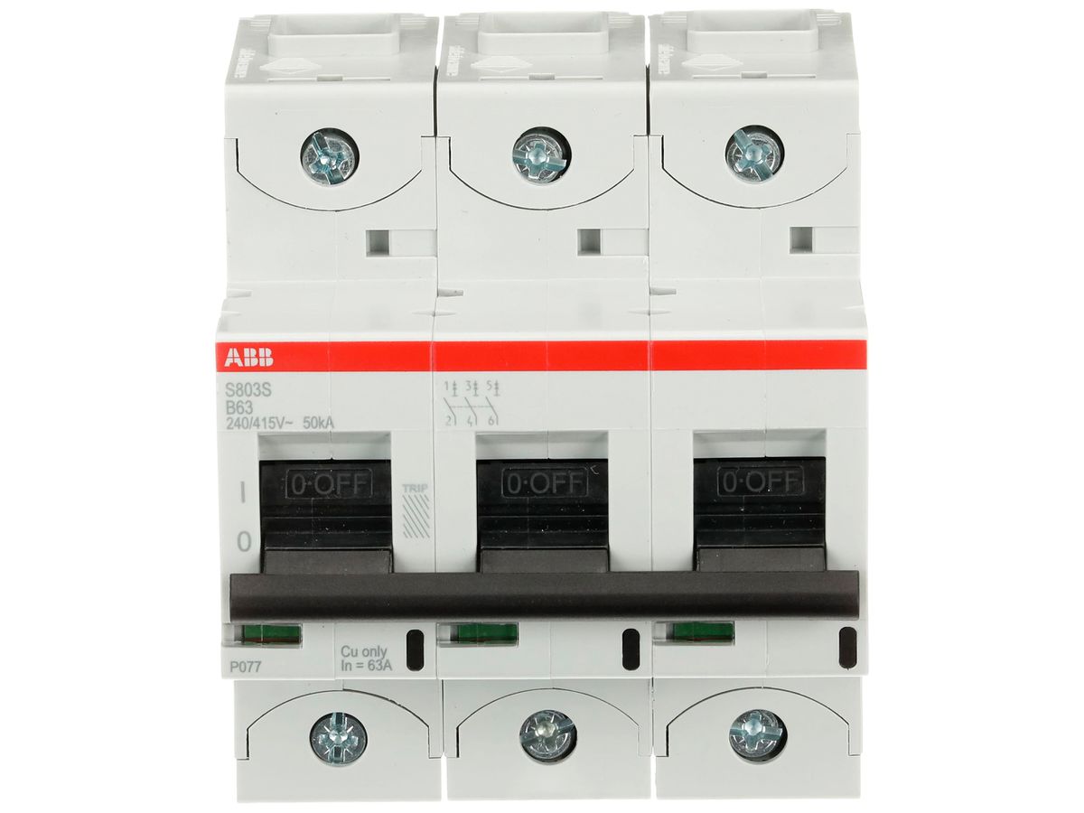 Leitungsschutzschalter ABB S803S-B 63A 50kA