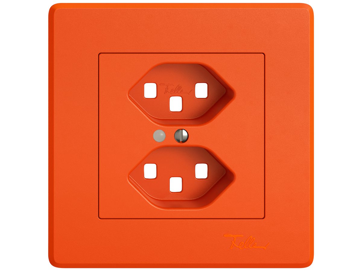UP-Montageset EDIZIO.liv SNAPFIX® für 2×T23 mit Frontlinse or