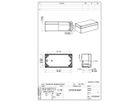 Apparategehäuse RW CUBO D 80×160×56 DPCP transparent, T DSHI 1H
