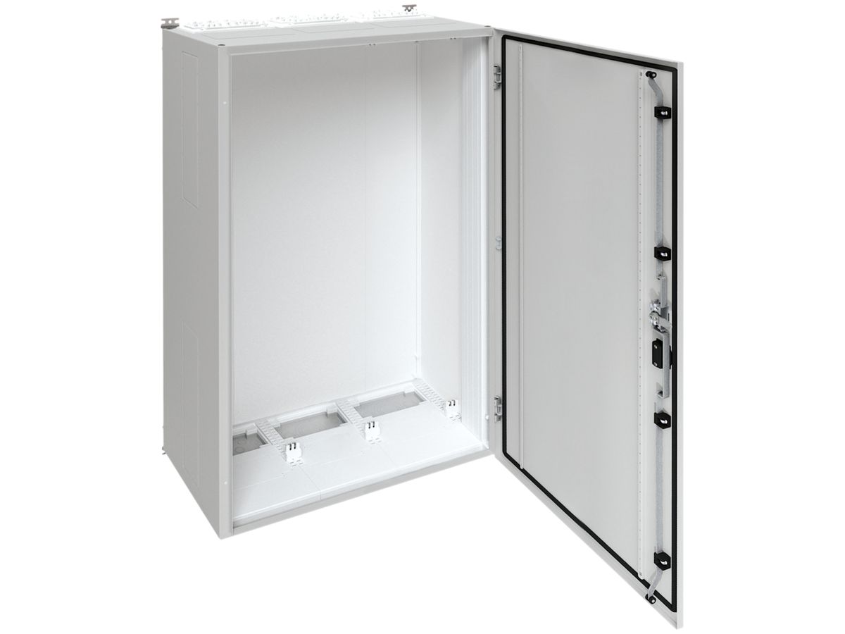 Wandschrank Hager univers mit Volltür SK II IP55 1400×800×400mm RAL 7035