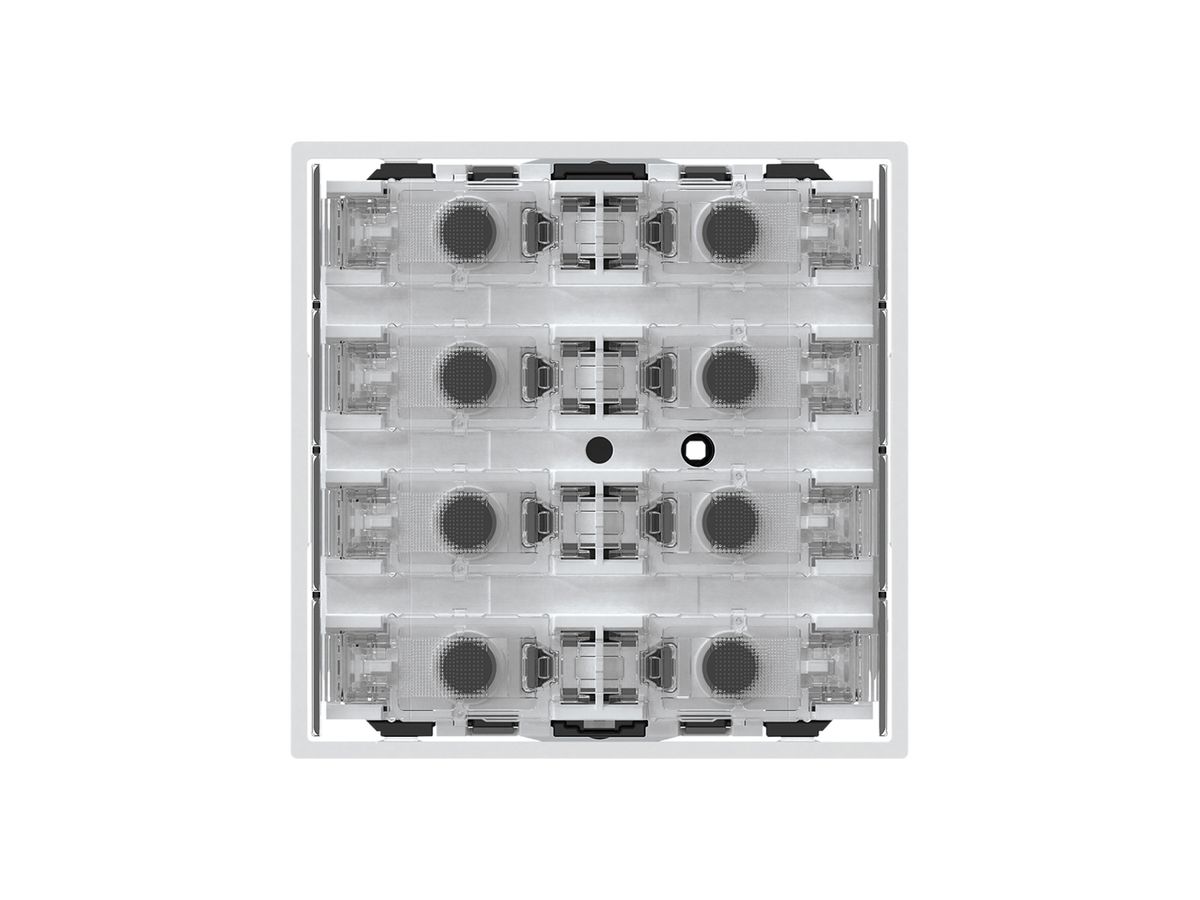 Taster KNX KAL f.8×Tasten 8×Betätigungspunkte LED weiss