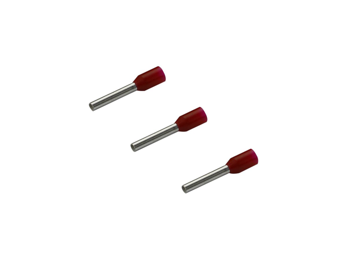 Aderendhülse Rittal AS 4051.644 1mm² 10mm rot 1000Stk