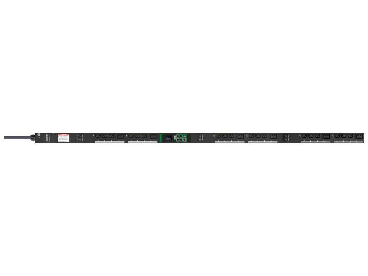 Steckdosenleiste Easy PDU 55×1800×56mm 18×C13 6×C19 Metered-Outlet schalt.22kW