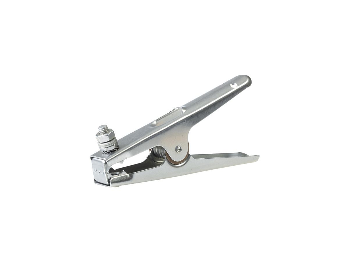 Erdungszange Flury PA 39, Inox A2, Öffnung 55mm, Schraube M10