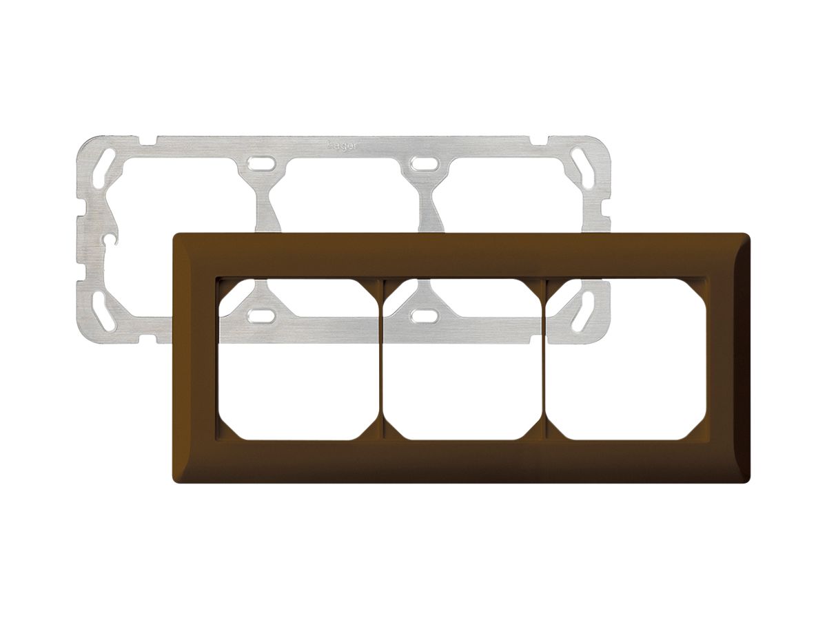 UP-Kopfzeile kallysto.line 1×3 braun horizontal