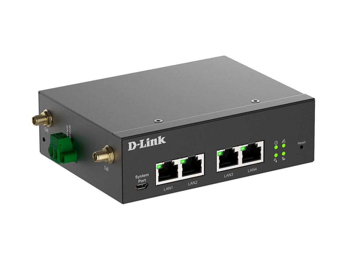 Router D-LINK DWM-314-G 5G/4G 4×LAN GbE IPv4/IPv6 VPN