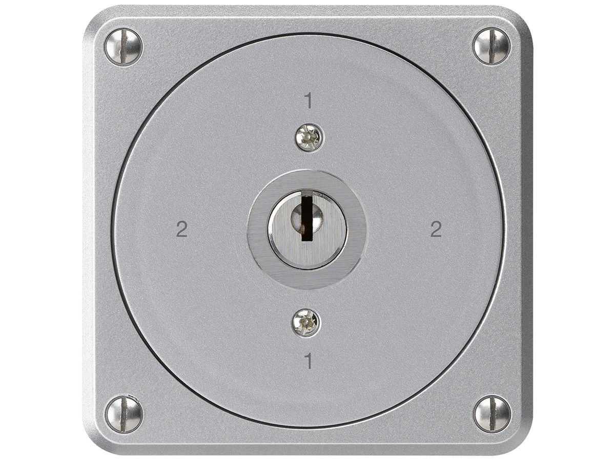UP-Schlüsselschalter robusto ohne Klappdeckel 3/1P aluminium