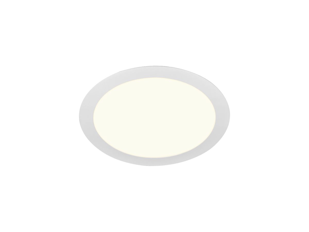 LED-Downlight SLV SENSER 24 ROUND 13W 1300lm 4000K Ø215/205×20mm weiss