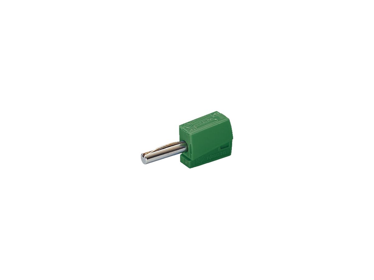 Bananenstecker 4mm WAGO grün