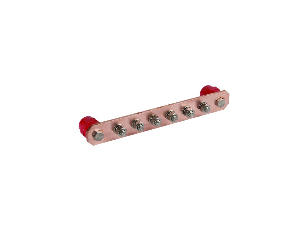 Potentialausgleichsschiene DEHN/elvatec Cu 6×M10×25mm