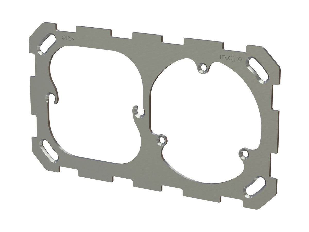 Befestigungsplatte MH priamos 1×2 für Dreifachsteckdose