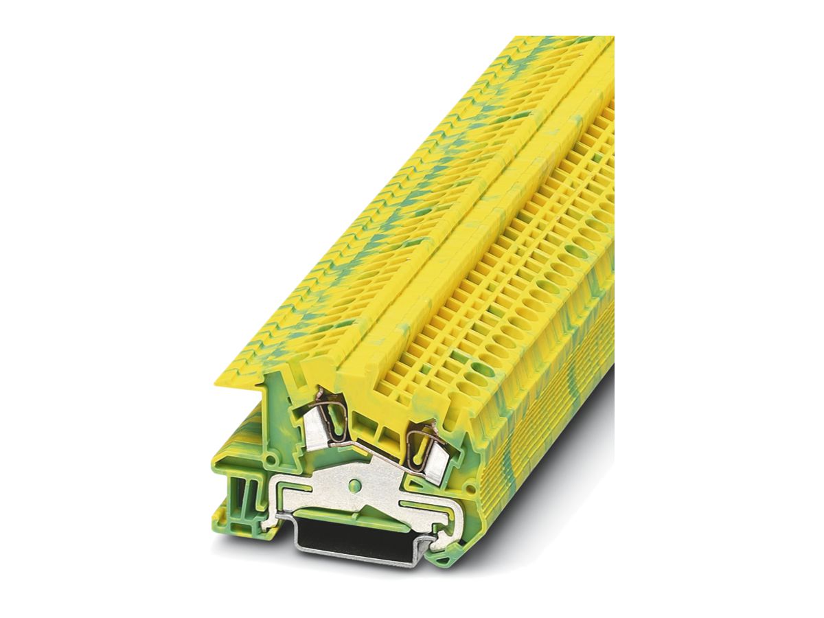 Doppelstockreihenklemme 0.08…4mm² grün/gelb, STI 2.5-PE