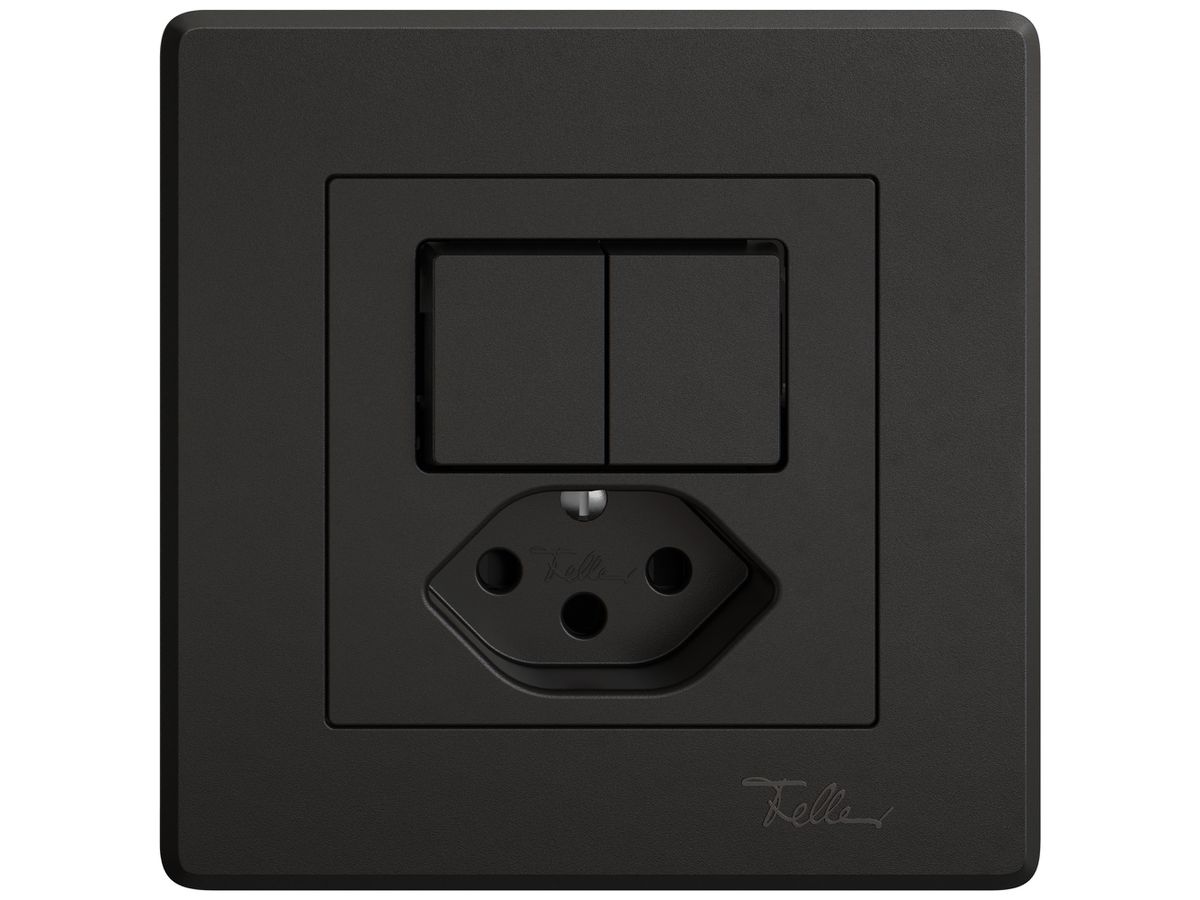 UP-Kombination EDIZIO.liv SNAPFIX® 2×Schema 3+T13 mit Shutter sz