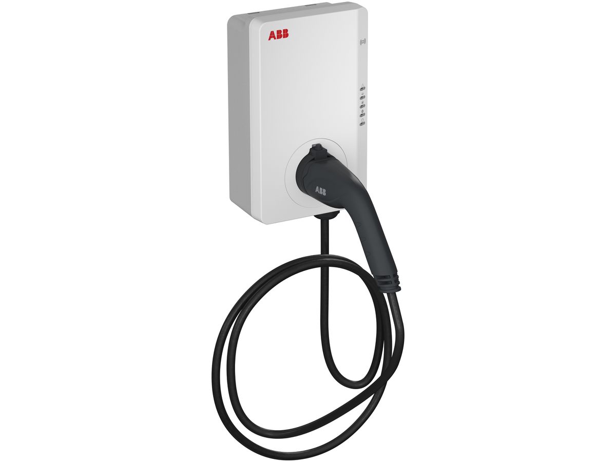 Ladestation ABB Terra W11-G5-R-0, Typ 2 Kabel 5m 3P 16A mit RFID