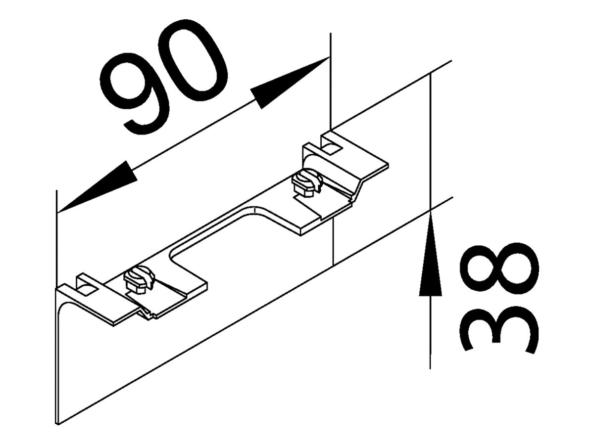Geräteträgerschürze universal tehalit für SL20115 verkehrsweiss