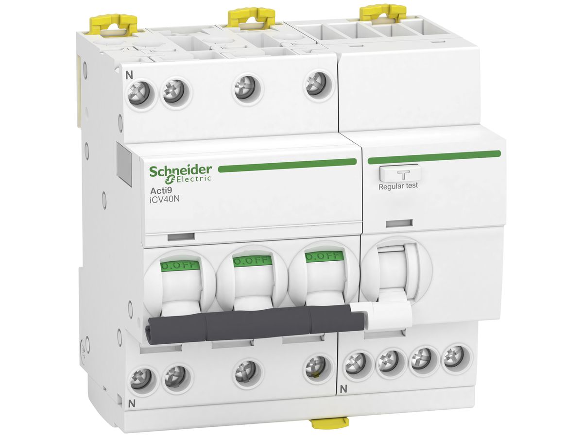 FI/LS-Schalter Schneider Electric Clario iC40 3LN 25A 30mA (C) 6kA Typ A