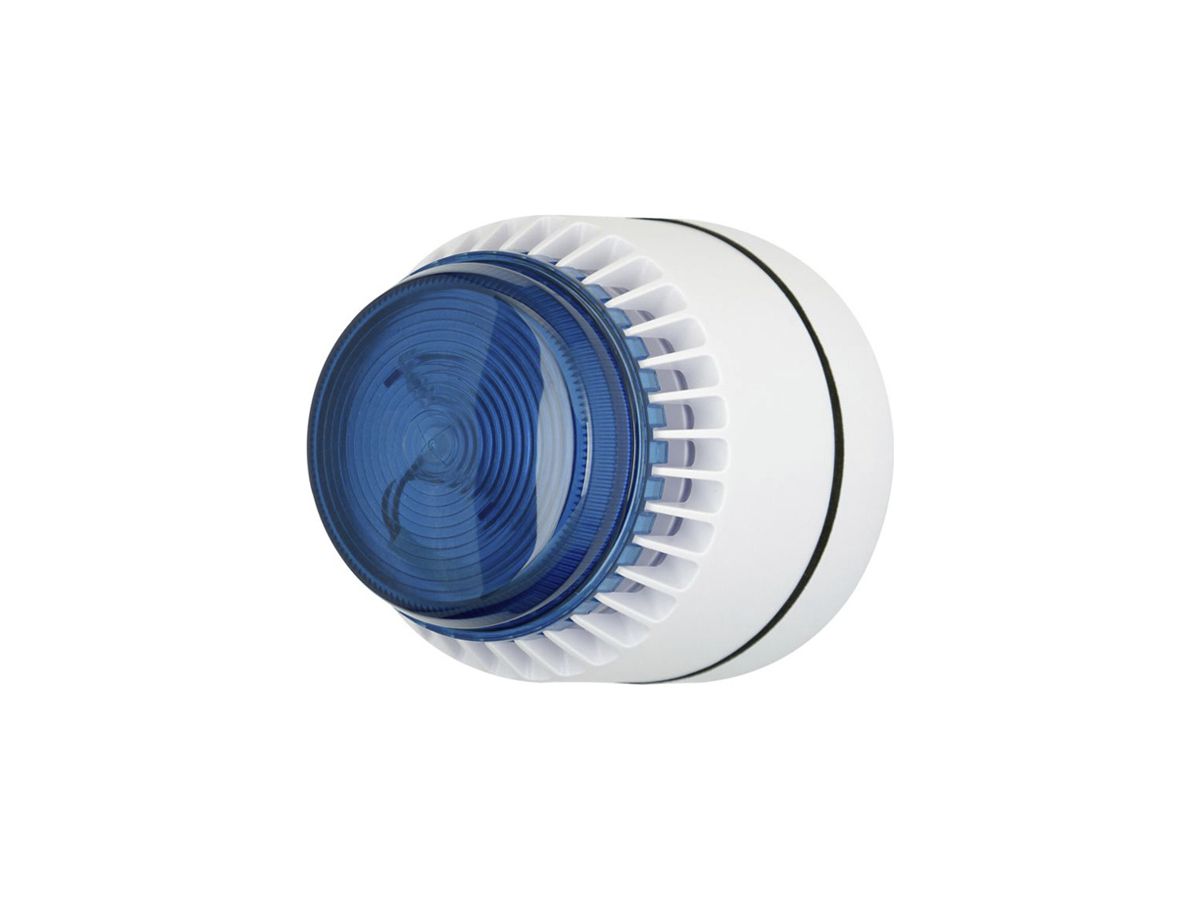 Schallgeber Comax mit Blitzleuchte SFL 18…28VDC blau IP54