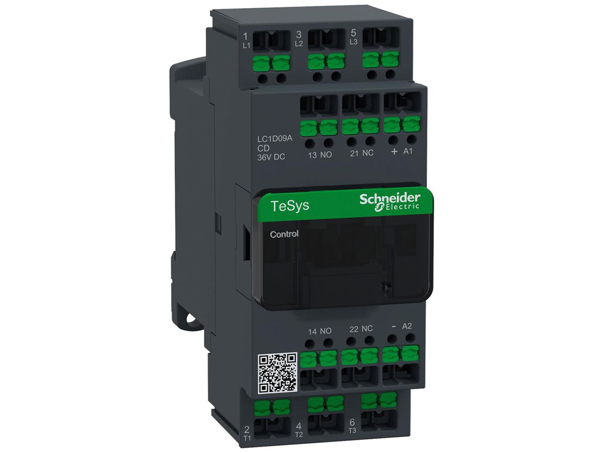 Leistungsschütz TeSys 36VDC 3NO 25A 9A 1NO 1NC