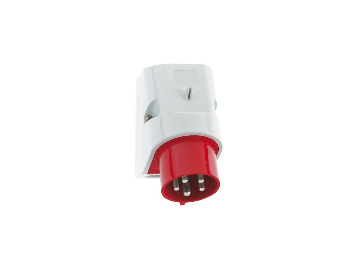 AP Gerätestecker CEE Bals 5P 16A 400V 6h rot IP44 Quick Con.