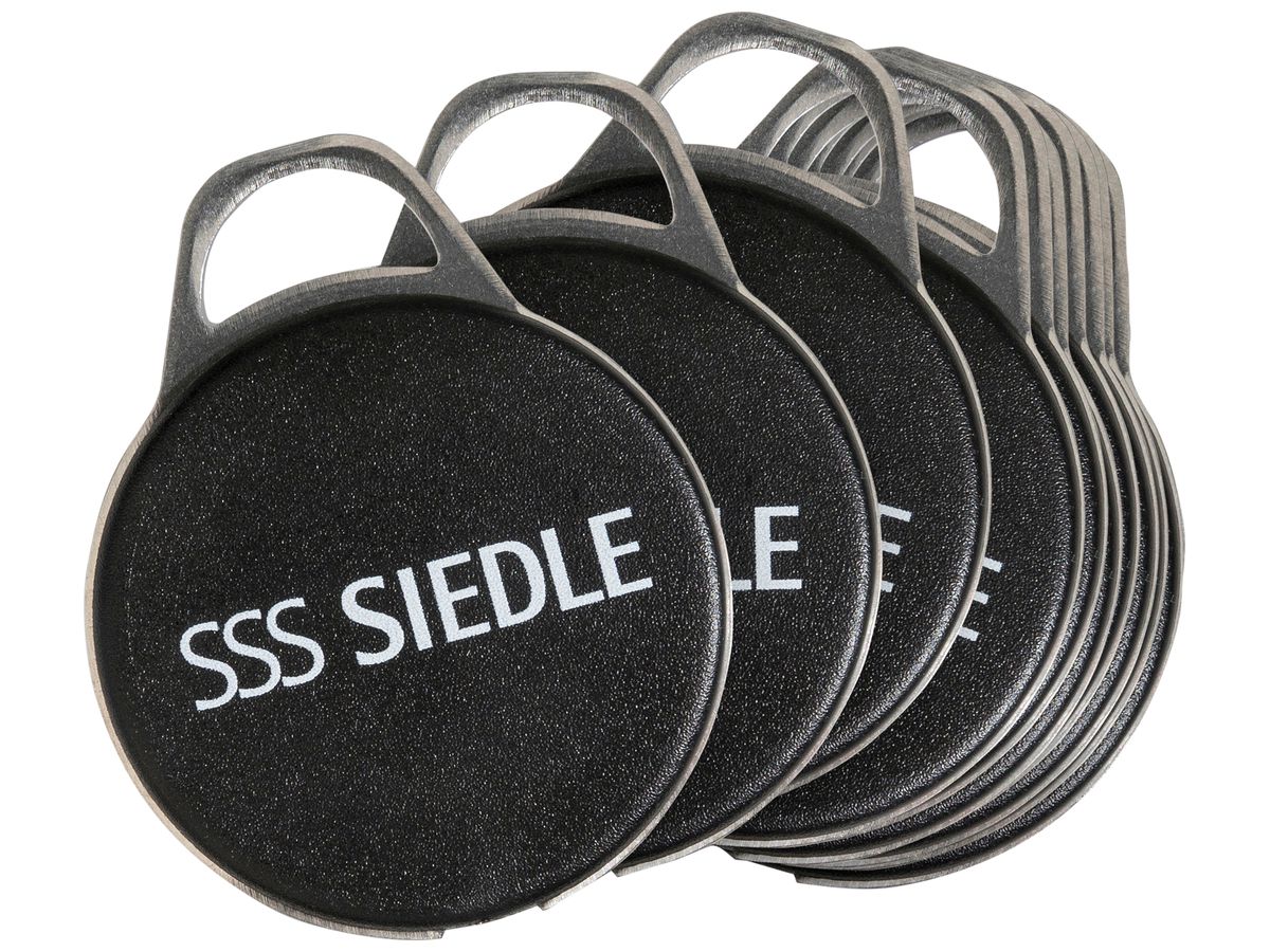 Transponder Siedle 99 500 schwarz 57×25.2×9.5mm 10 Stück