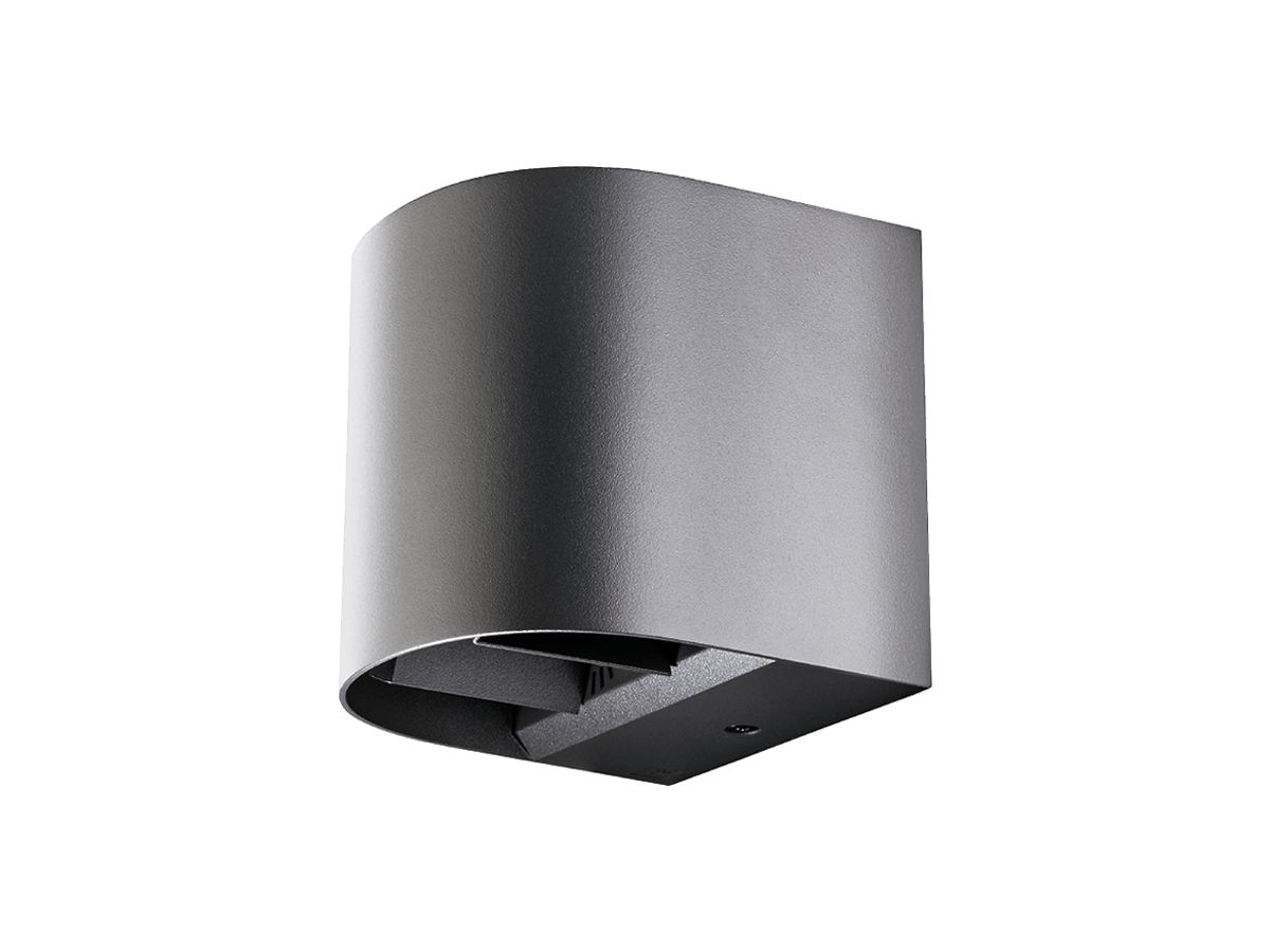 LED-Wandleuchte SG Artes Round 8W 360lm 827 IP65 DIM dir./indir.120×120mm an