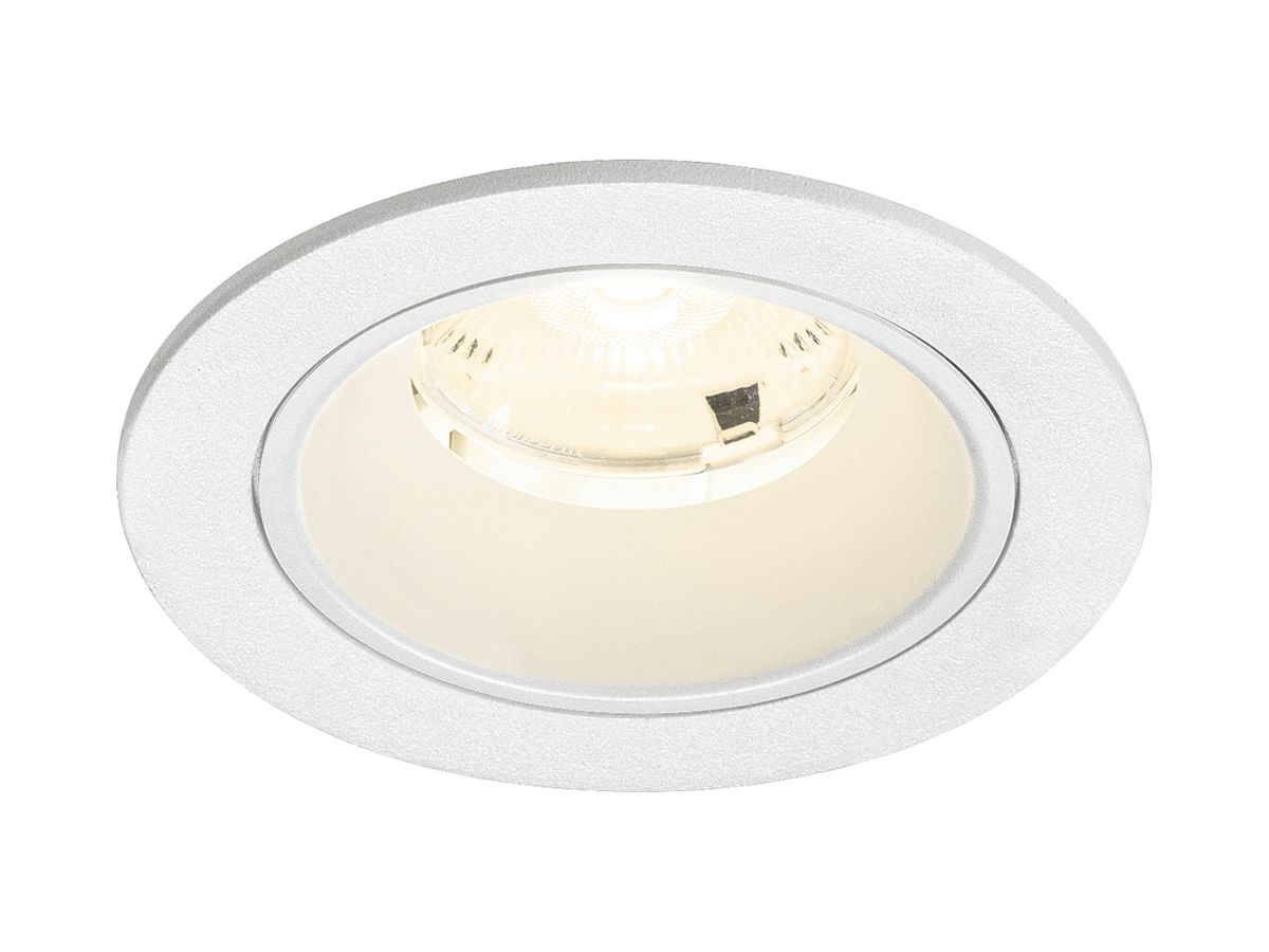 EB-LED-Deckenleuchte SLV NUMINOS S 6.7W 1050lm 4000K NB DALI DIM Ø80×52mm ws