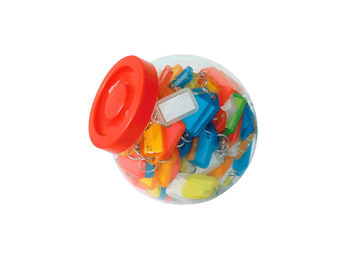 Bezeichnungsschild Rieffel KT 1000 22×38mm Kunststoff assortiert 150Stk
