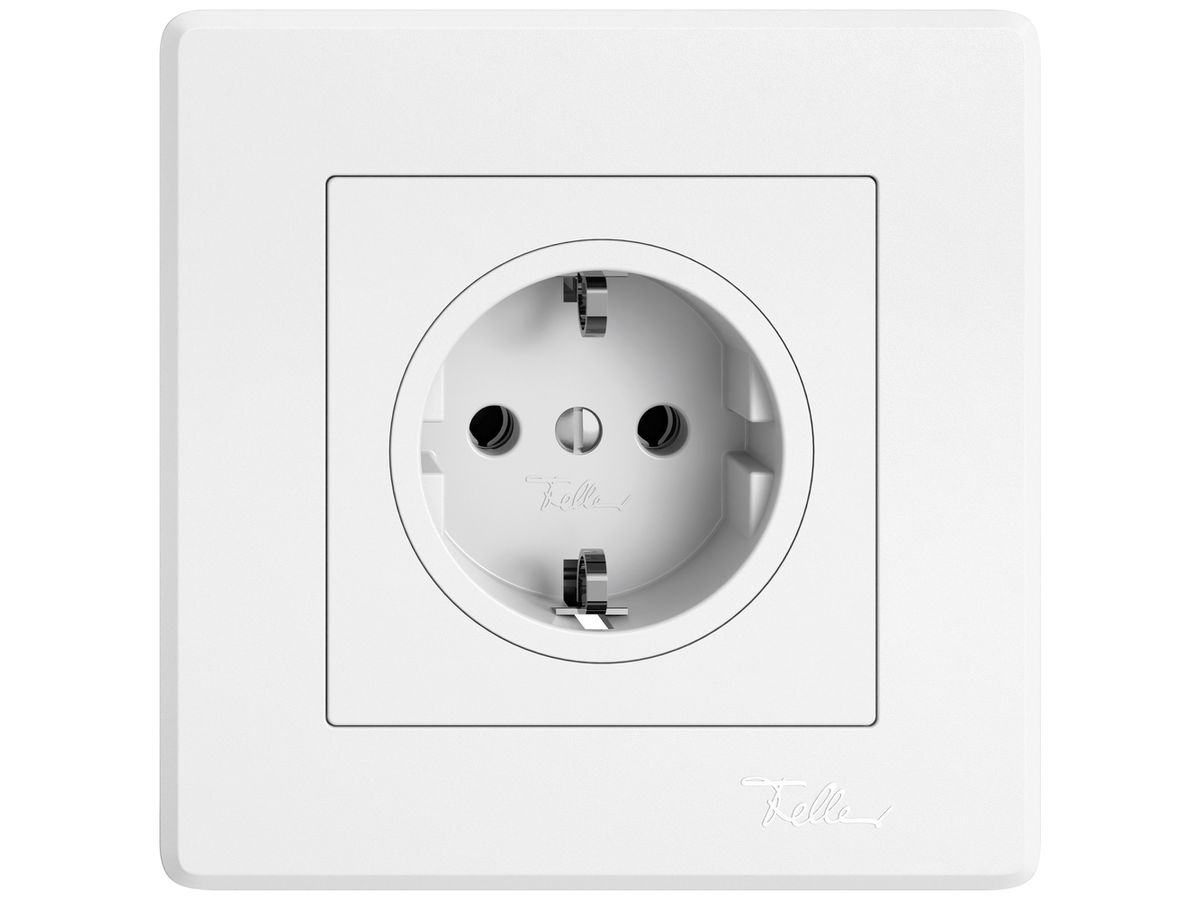 UP-Steckdose EDIZIO.liv SNAPFIX® SCHUKO 16A 230V 88×88mm weiss