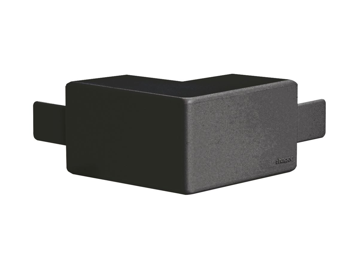 Ausseneck Hager tehalit.LF 33×20mm schwarz IP30