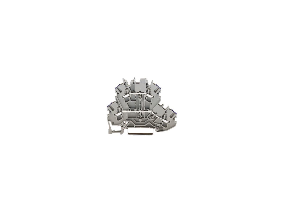 Doppelstockklemme WAGO TOPJOBS (L) 2.5mm² grau