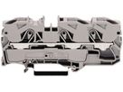Durchgangsklemme WAGO TOPJOB-S 10mm² 3L grau Serie 2010