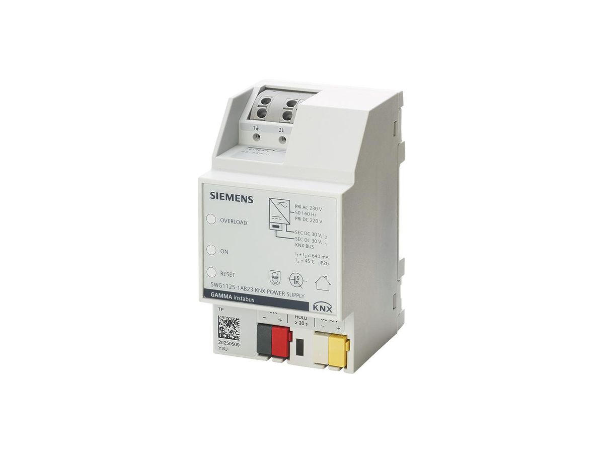 REG-Spannungsversorgung KNX Siemens N 125/23 30V 640mA 3TE