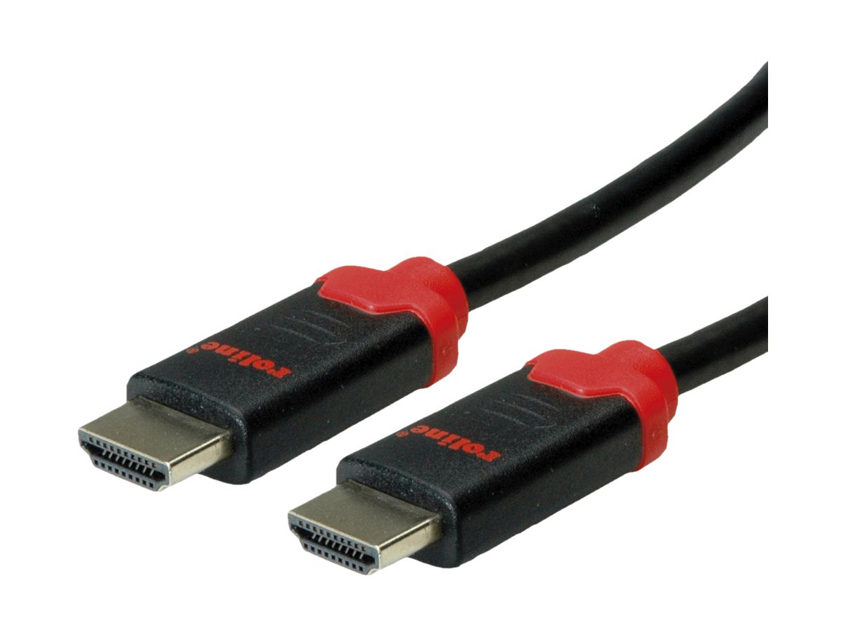 HDMI-Kabel ROLINE 10K@30Hz (HDMI 2.1) HDR 3D schwarz 2m