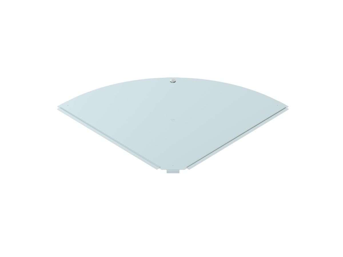 Deckel BET RBD 90° 500mm Stahl bandverzinkt Zink-Aluminium
