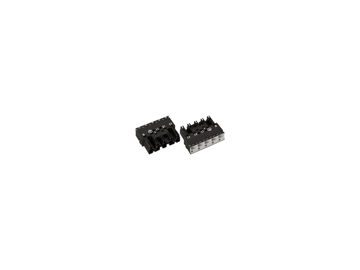 Stecker WAGO Winsta 5L 0.5…4mm² schwarz