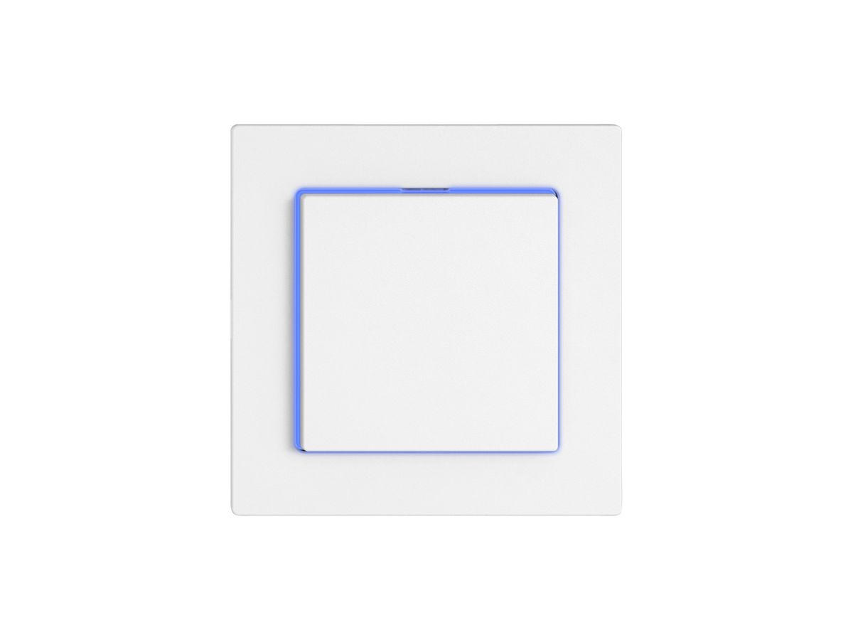 Drucktaster EDIZIO.liv SNAPFIX® ARL/1P Seitenbeleuchtung blau ws