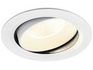 EB-LED-Spot SLV NUMINOS MOVE XL 24W 3800lm 4000K NB DALI DIM Ø190×116mm ws