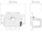 Batterie-/Montage-Adapter Plejd BAT-01, für DIN/AP-Montage von EB-Apparat