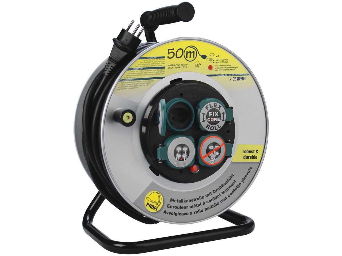 Kabelrolle ME DK 50m GDV3×1.5mm² (H07RN-F) 4×T13 IP44