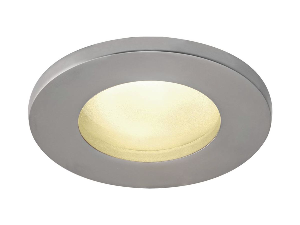EB-Deckenleuchte SLV DOLIX OUT ROUND GU10 50W IP65/20 EB-Ø68mm chrom matt