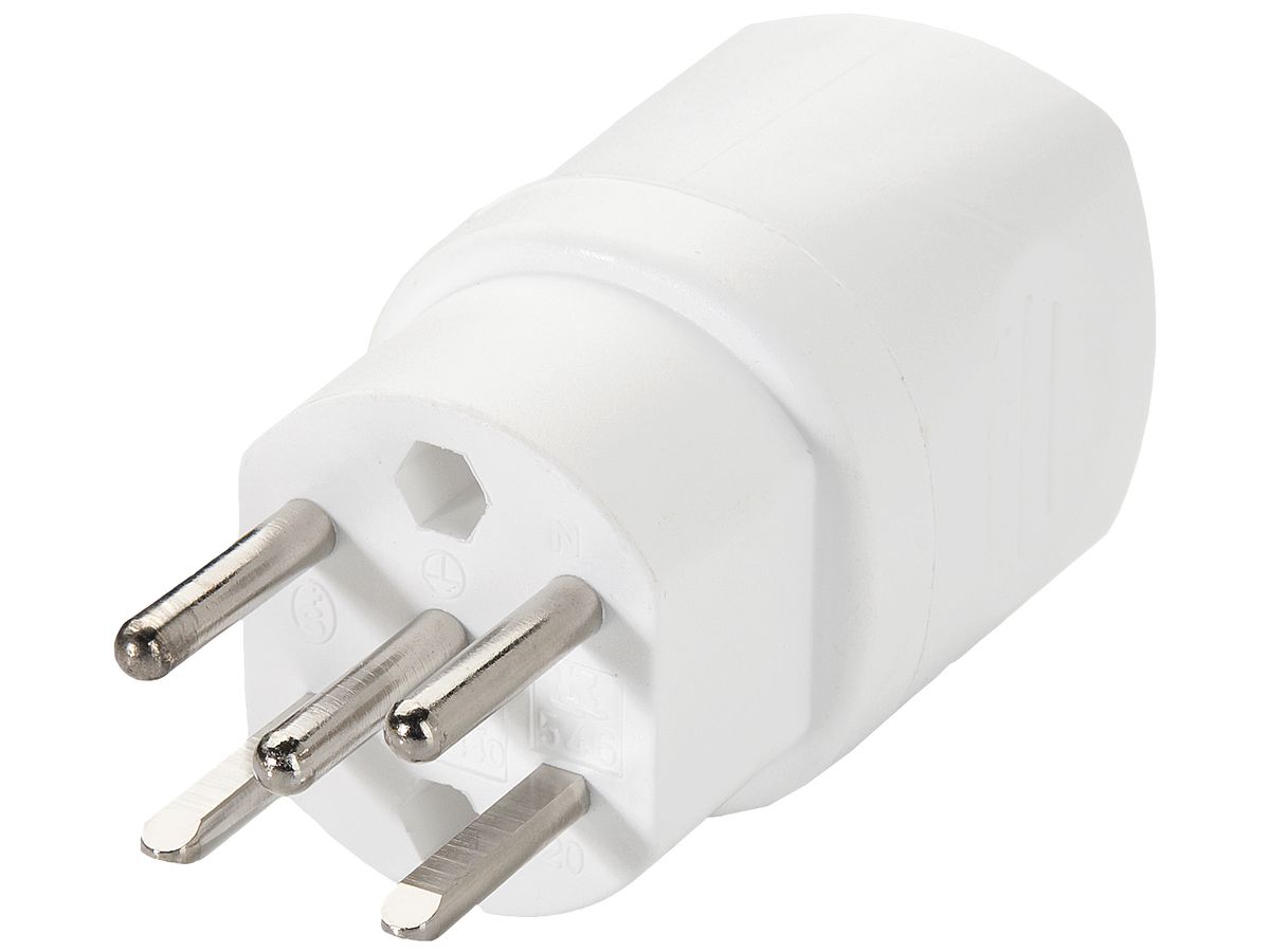 Stecker ELBRO T15 weiss 10A 400V