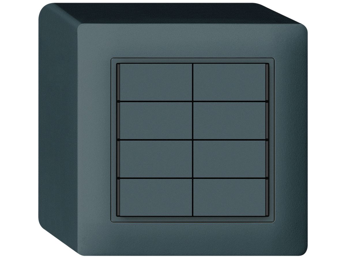 AP-Taster KNX KAL 8×Tasten 8×Betätigungspunkte LED anthrazit