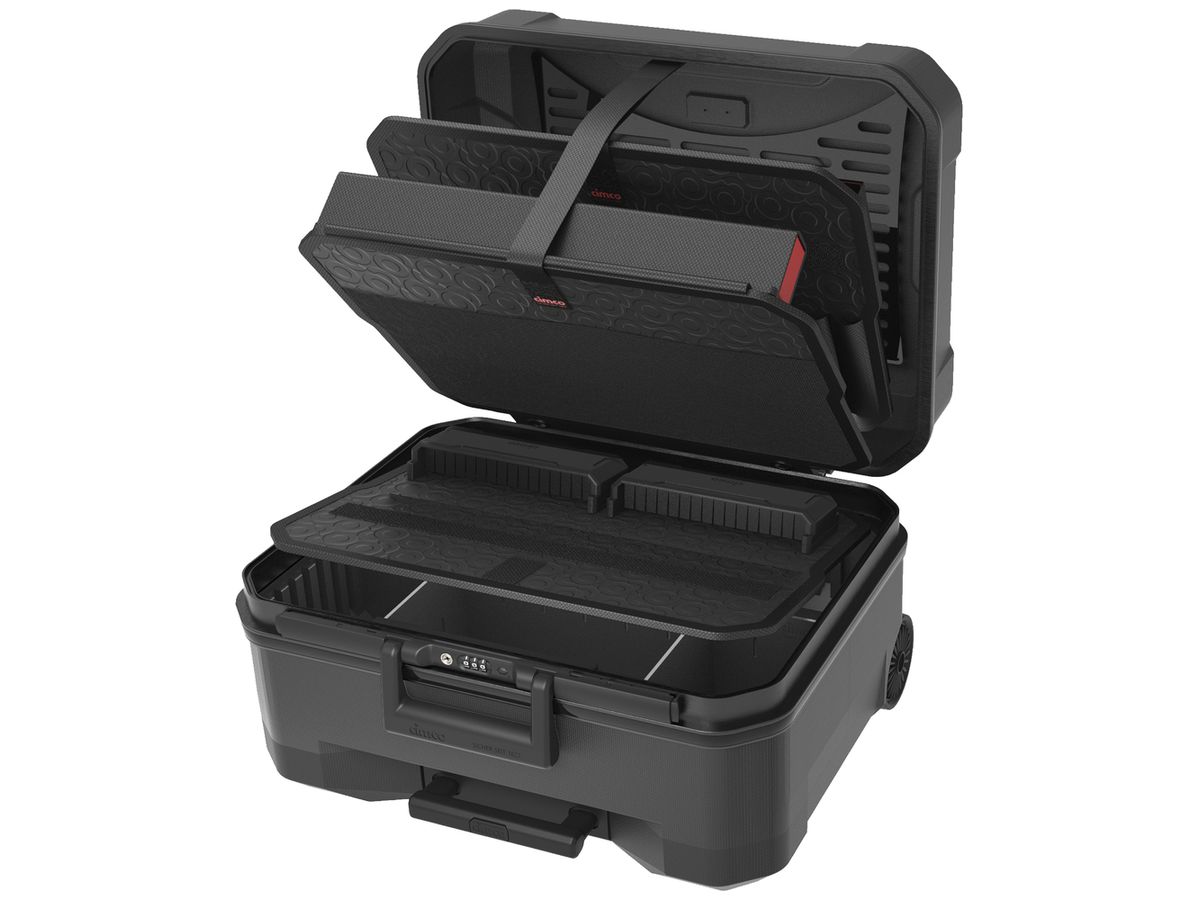 Werkzeugkoffer Cimco CimCase PRO Trolley P1L2 Kunststoff 300×420×495mm schwarz