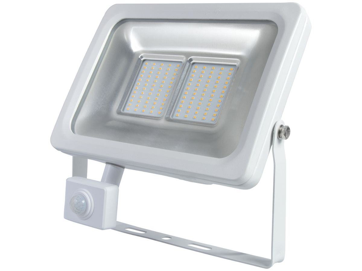 LED-Strahler DOTLUX FLOORslim-sensor 50W 3000K mit Bewegungsmelder PIR