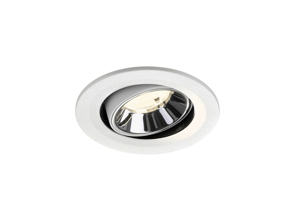 LED-Downlight SLV NUMINOS MOVE S 6.7W 1050lm 4000K WB DALI Ø90 ws/cr