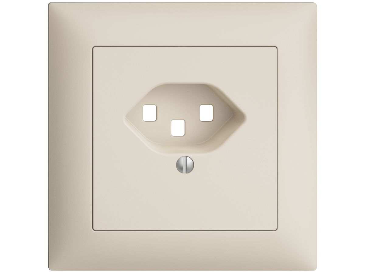 UP-Frontset EDIZIOdue crema 88×88mm 1×T23
