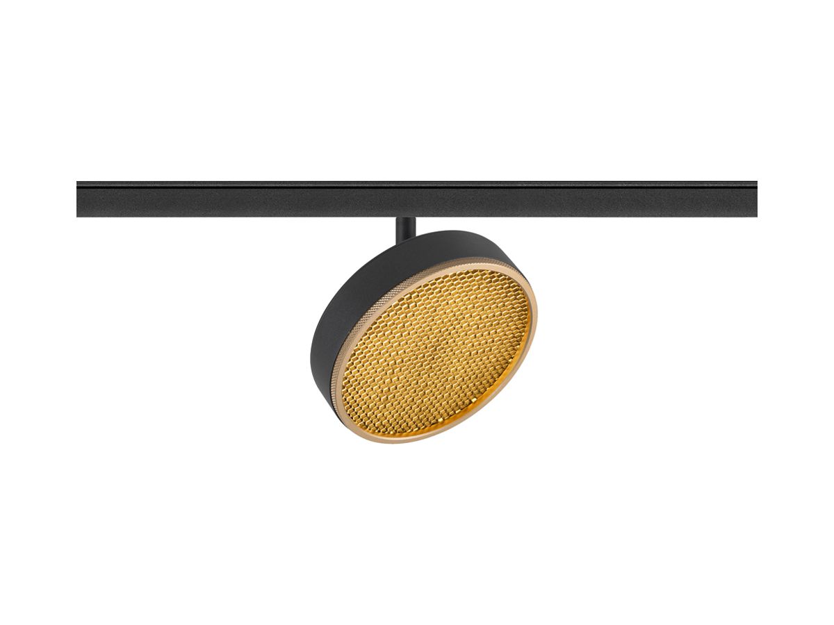 LED-Spot SLV GRIP FLAT 15W 400lm 2700…3000K DALI AD1PH Ø140×149×106mm schwarz