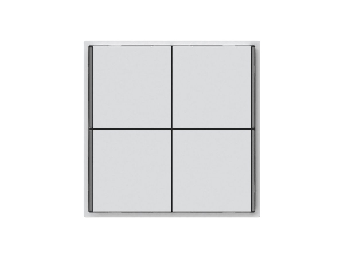 Taster KNX KAL 4×Tasten 4×Betätigungspunkte LED weiss