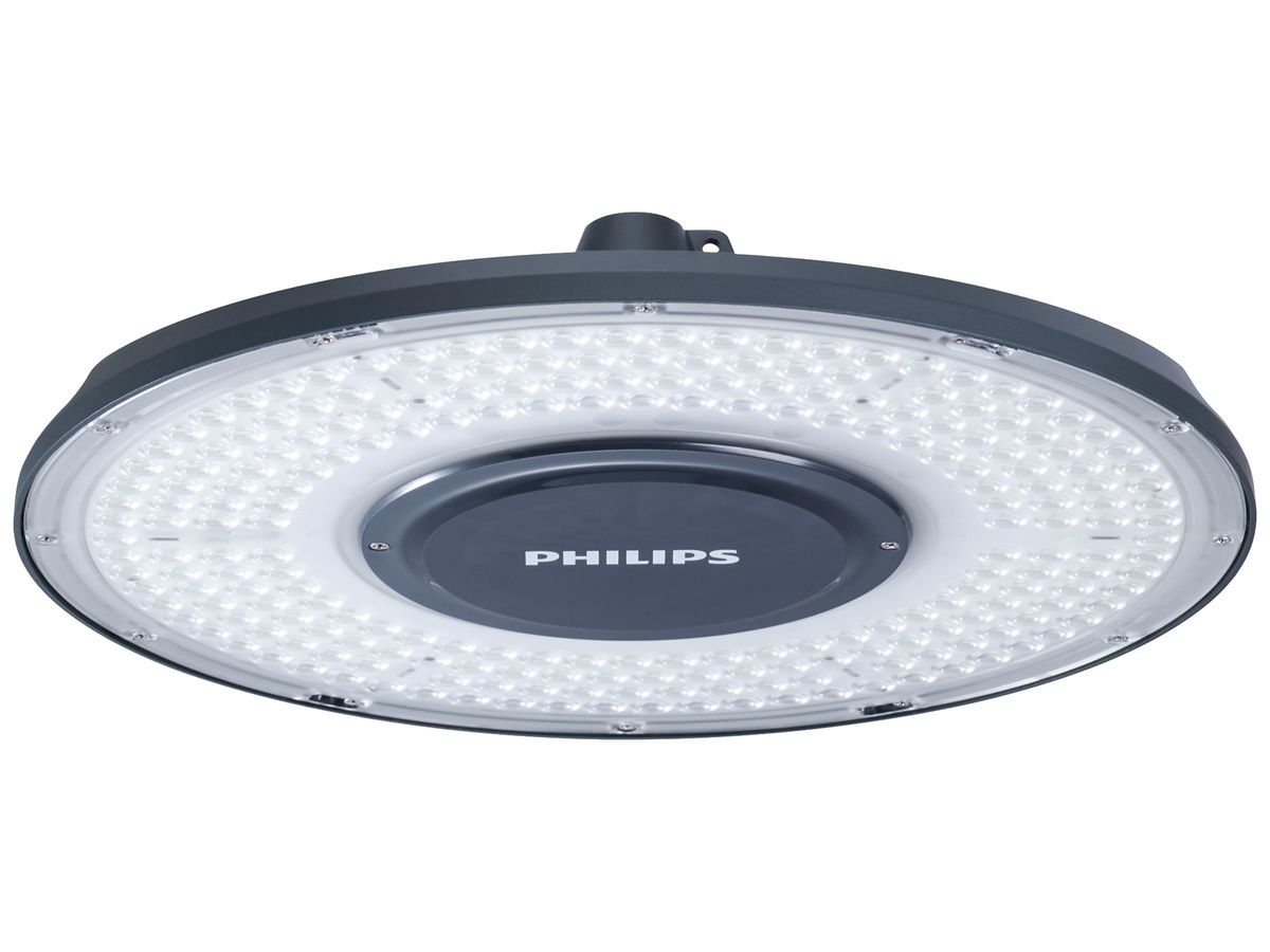 LED-Hallenstrahler Philips CoreLine 78W 15000lm 4000K IP66 VWB Ø350 grau