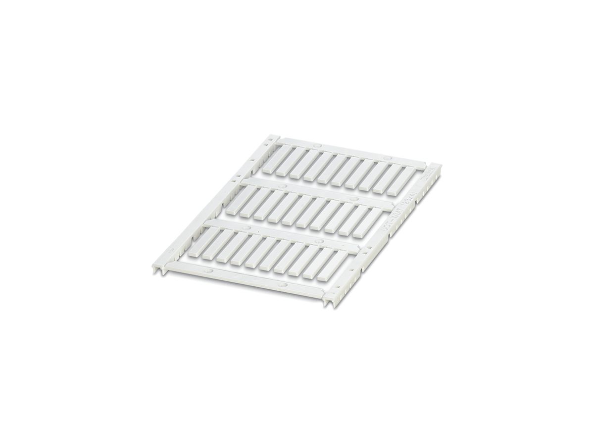 Bezeichnungskarte UCT-WMT weiss für Kabelmarkierung 23×4mm